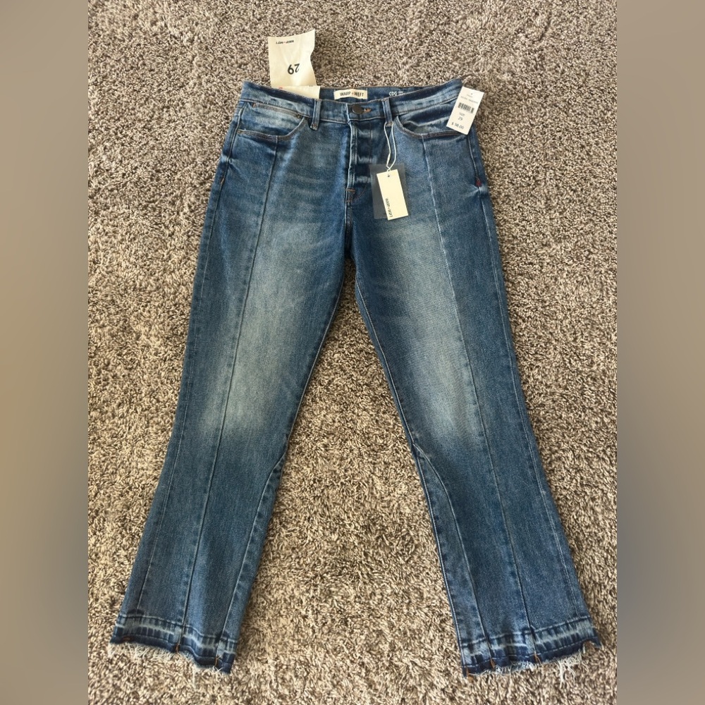 NWT- Warp+Weft Women's CDG Paris
Cigarette Sandrine Jeans Size 29